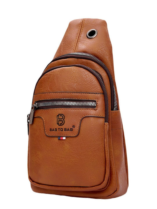 Herrentasche Schulter / Crossbody Braun