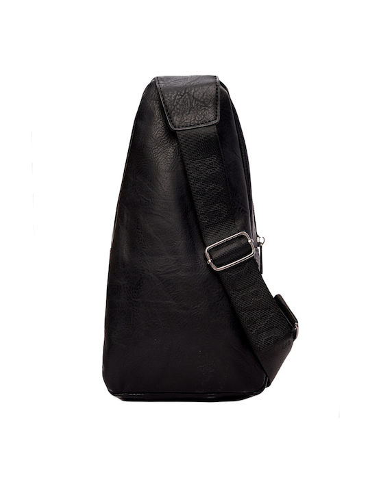 Herrentasche Schulter / Crossbody Schwarz