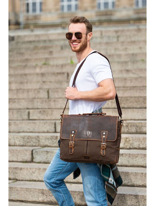 Herrentasche Schulter / Crossbody Braun