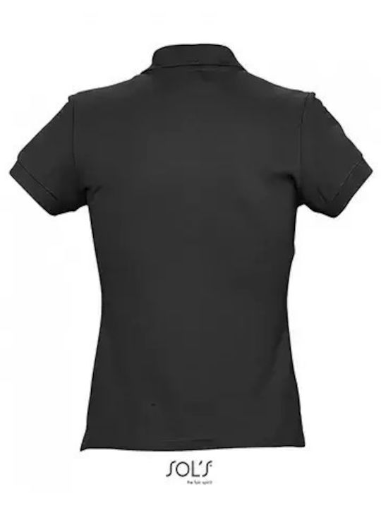 Sol's Passion Women's Short Sleeve Promotional Blouse Black