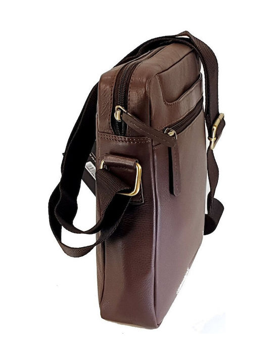 Leather Men's Bag Shoulder / Crossbody Brown