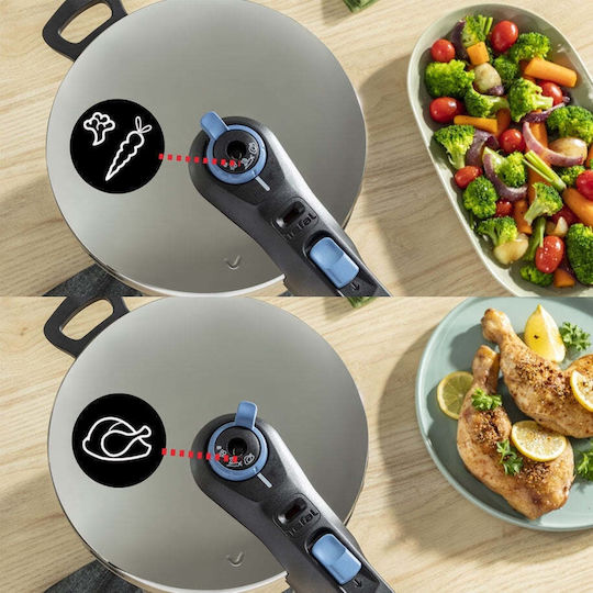 Tefal Secure Trendy Χύτρα Ταχύτητας 8lt