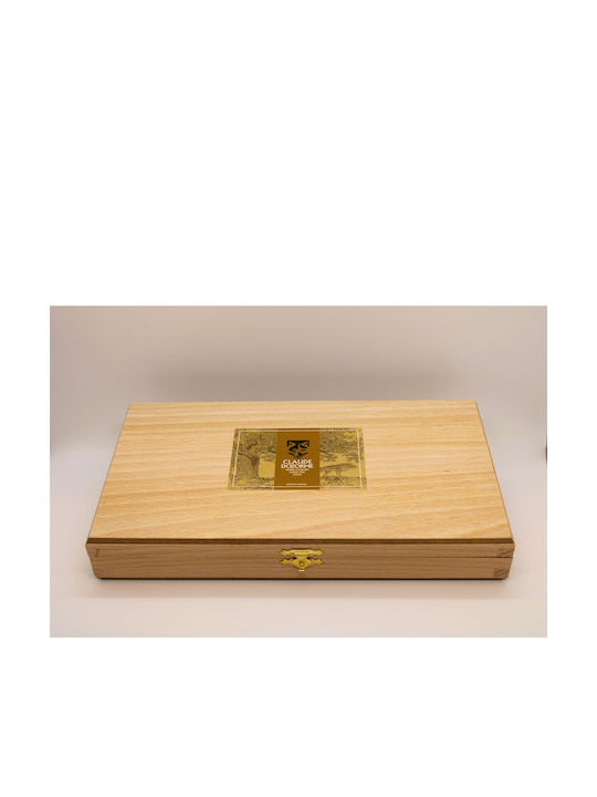 Claude Dozorme Olive Wood Μαχαίρια Φιλεταρίσματος από Ανοξείδωτο Ατσάλι 10.5cm 6τμχ