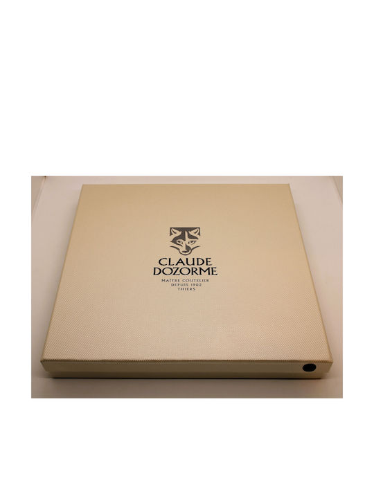 Claude Dozorme Olive Wood Μαχαίρια Φιλεταρίσματος από Ανοξείδωτο Ατσάλι 11cm 6τμχ