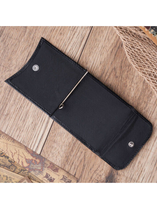 Кожено Мъжки Портфейл с RFID Черен