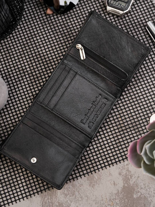 Leather Men's Wallet with RFID Black