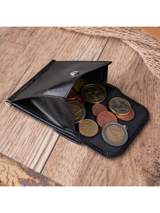 Кожено Мъжки Портфейл с RFID Черен