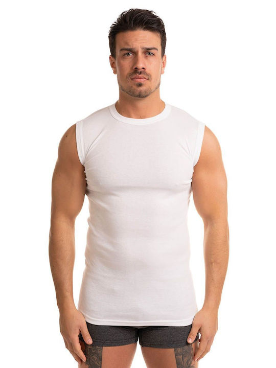 Giorgio Men's Undershirt Sleeveless White