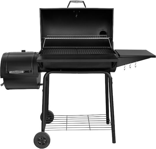 Thermogatz KRV-SMOKER 18 Holzkohlegrill mit Deckel und Räuchergerät 68cmx41.5cm