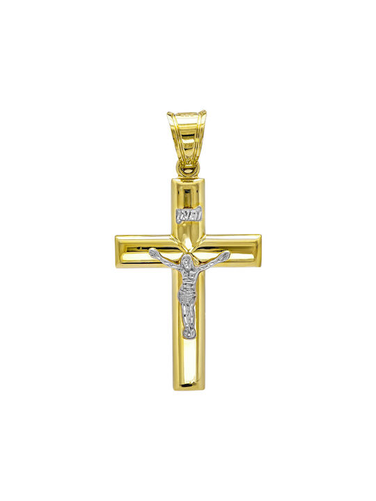 Kiriakos Gofas Men's Gold Cross 14K with Chain