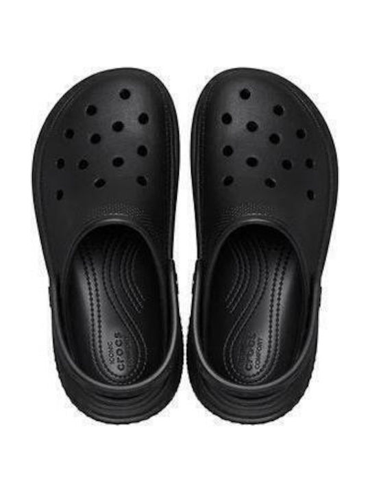 Crocs Stomp Σαμπό Μαύρα