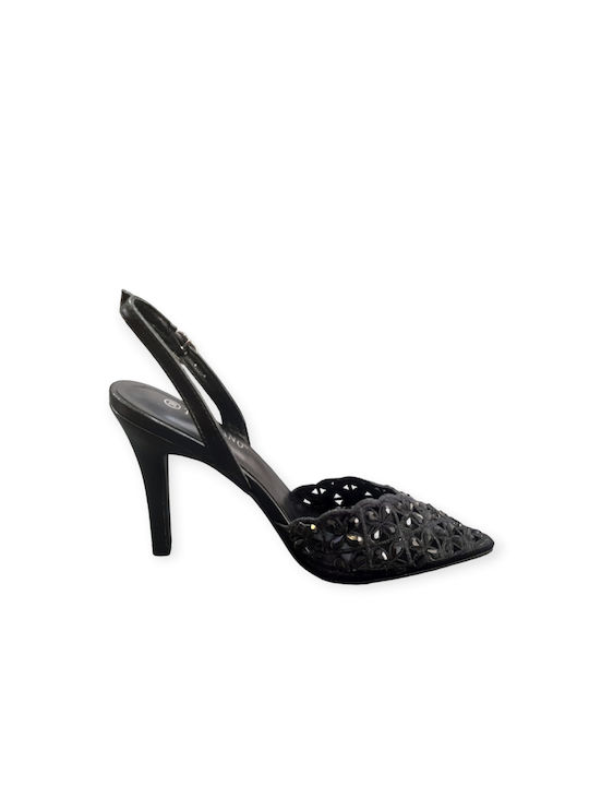 Tulipano Pumps mit Stiletto-Absatz Schwarz