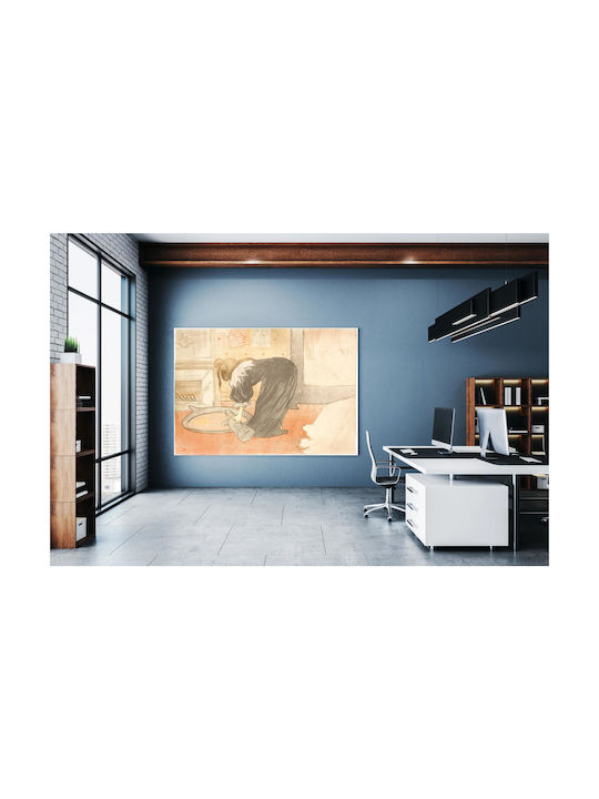 Femme Au Tub Painting on Canvas 40x50cm