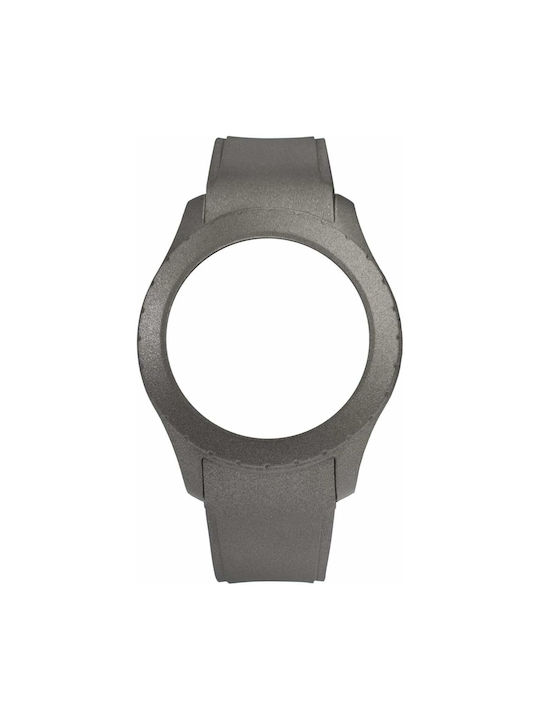 WATX & CO Καουτσούκ Λουράκι Καφέ 49mm