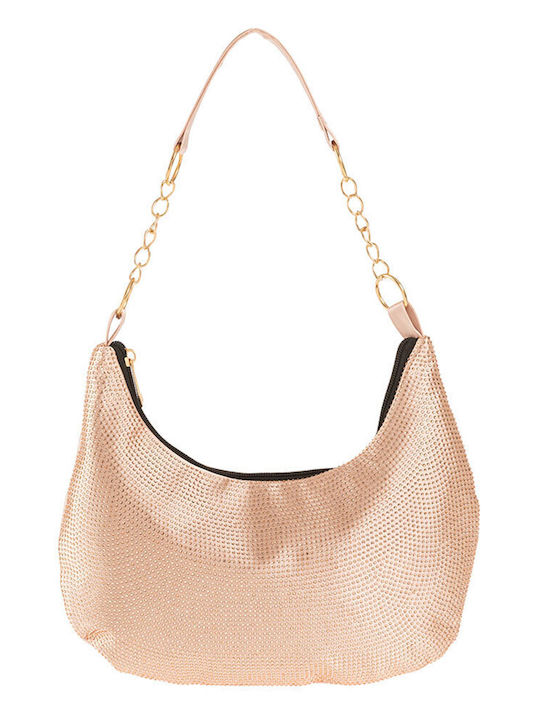 Modissimo Women's Bag Shoulder Pink Gold