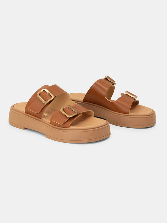 Γυναικεία Σανδάλια Flatforms Ταμπά