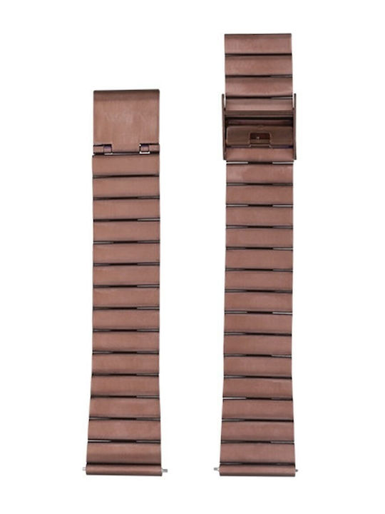 WATX & CO Μεταλλικό Μπρασελέ Καφέ 38mm WATX & CO Μεταλλικό Μπρασελέ Καφέ 38mm