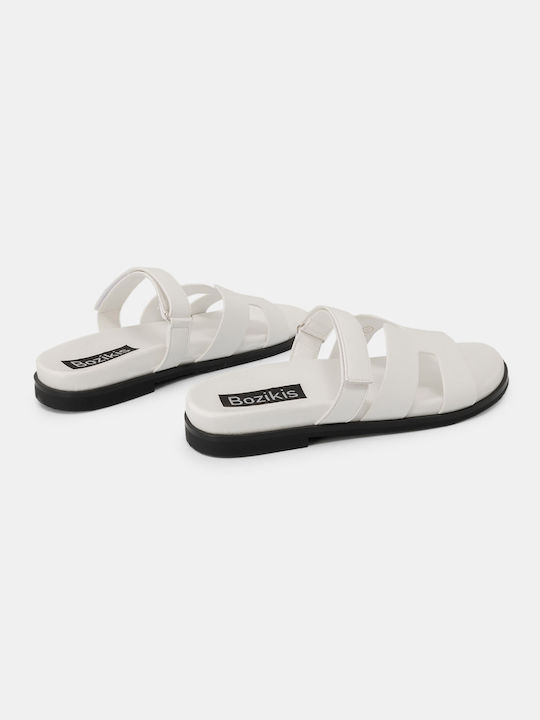 Sandale Casual Damă Albe K24-301-8185-Alb