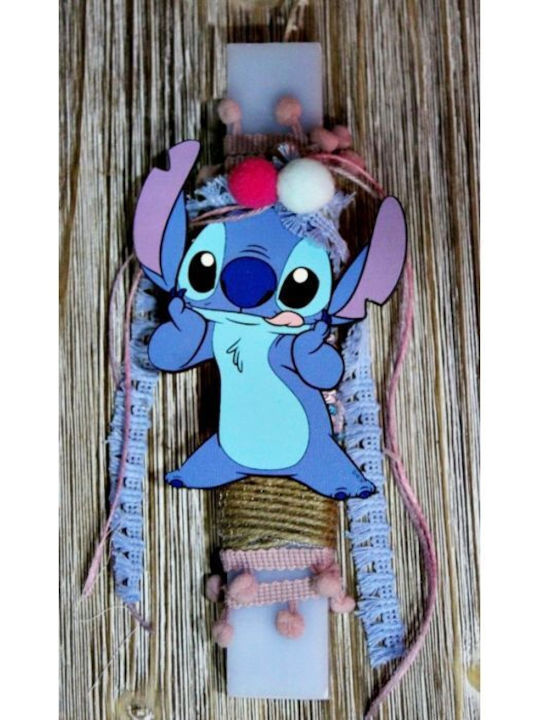 Πασχαλινή Λαμπάδα Ξύλινο Stitch