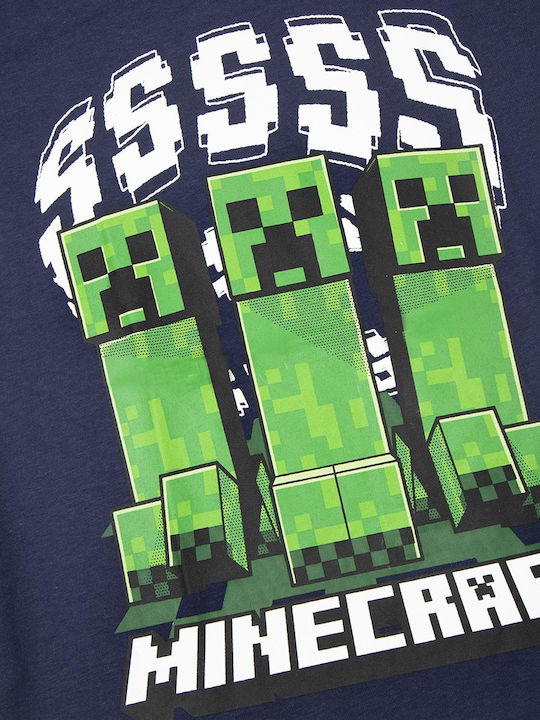 Mojang AB Παιδικό T-shirt Navy Μπλε