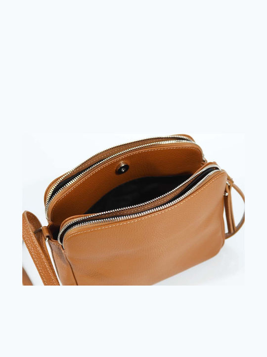 Leather Women's Bag Shoulder Tabac Brown