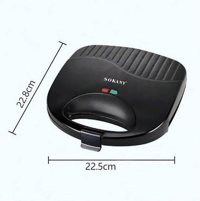 Sokany SK-115 Τοστιέρα για 2 Τοστ 750W Μαύρη