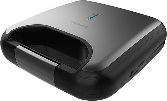 Cecotec Rock’nToast Combo Sandwich Maker with Removable Plates for for 2 Sandwiches Sandwiches 800W Inox