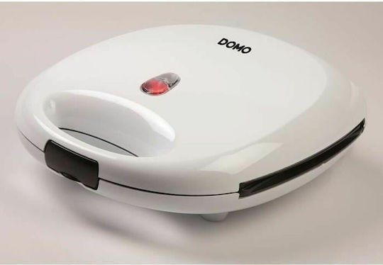 Domo DO9046C Sandwich Maker cu Plăci Detasabile pentru for 4 Sandwiches Sandvișuri 1200W Albă