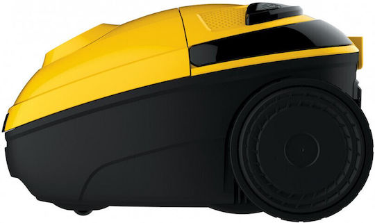 Heinner HVC-MTB700YL Ηλεκτρική Σκούπα 700W με Σακούλα 2lt Κίτρινη
