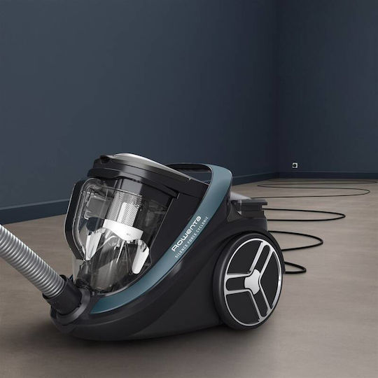 Rowenta Silence Force Cyclonic Effitech Staubsauger 500W Beutellos 2.5Es Schwarz