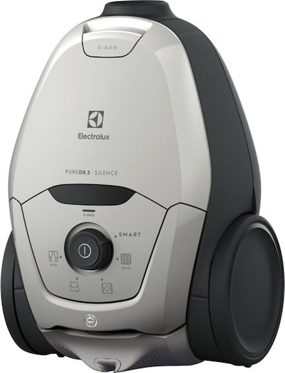 Electrolux Pure D8 Ηλεκτρική Σκούπα 500W με Σακούλα 3.5lt Γκρι