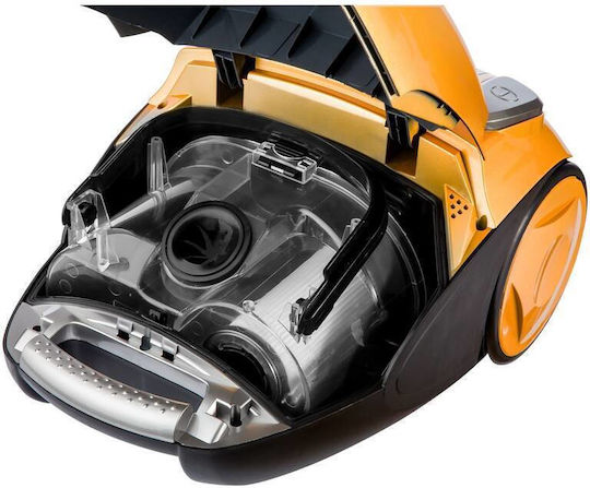 Sencor SVC 900-EUE3 Ηλεκτρική Σκούπα 700W με Σακούλα 4.5lt Κίτρινη