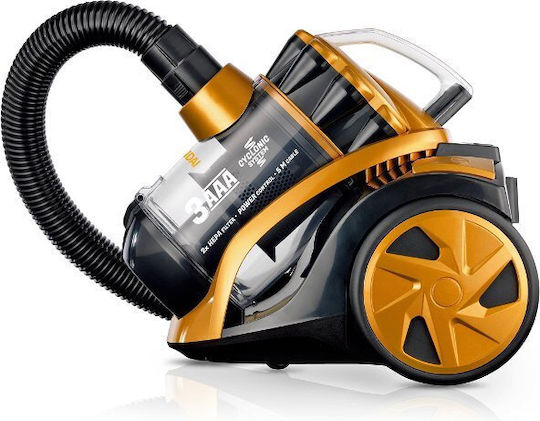 Hyundai Vc014 Staubsauger 800W Beutellos 2Es Gelb