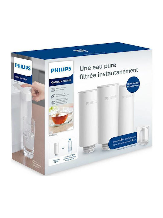 Philips Ανταλλακτικό Φίλτρο Νερού Άνω Πάγκου Micro X-clean 3τμχ