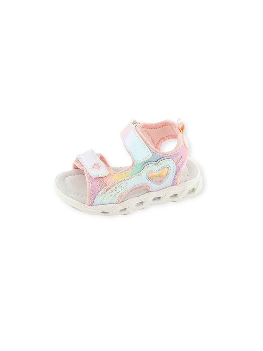 SmartKids Shoe Sandals Anatomic with Velcro & Lights Pink