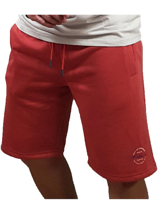 231.rms.037 Αθλητική Ανδρική Βερμούδα Dusty Red