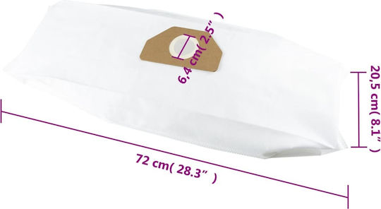 vidaXL Vacuum Cleaner Bags 20pcs Compatible with Vacuum Cleaner Karcher / Rowenta