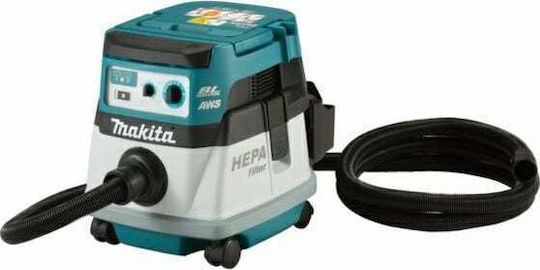 Makita Прахосмукачка За Течности / Твърди 110W с Пластмаса Контейнер 8лт