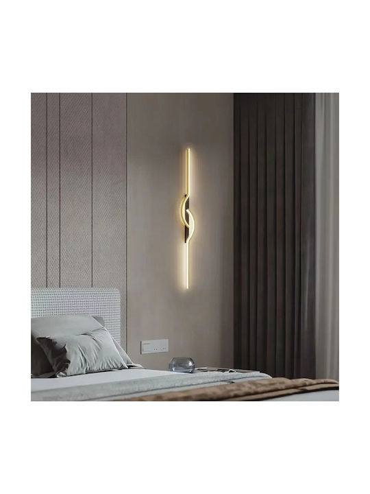H31 Φωτιστικό Τοίχου LED Χρυσό 8x8x31εκ. H31 Φωτιστικό Τοίχου LED Χρυσό 8x8x31εκ.