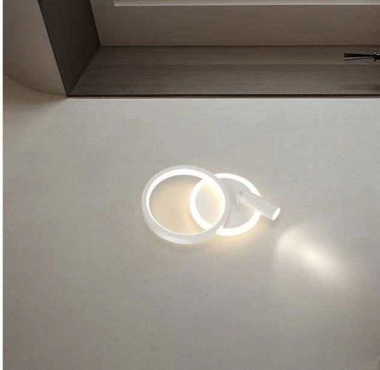 H24 Wall Lamp LED White 18x18x24cm