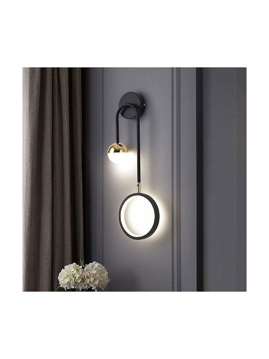 Modern Lamp Wall with Integrated LED and Warm White Light 48cm