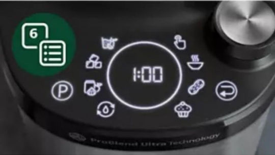 Philips 7000 Series Блендер със Стъклена Кана 2 л 1500W Сребрист