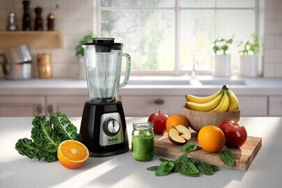 Tefal Blendforce Блендер със Стъклена Кана 1,75 л 800W Черен