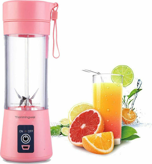 HM-03 Blender cu Cană Din Plastic 380 ml Roz