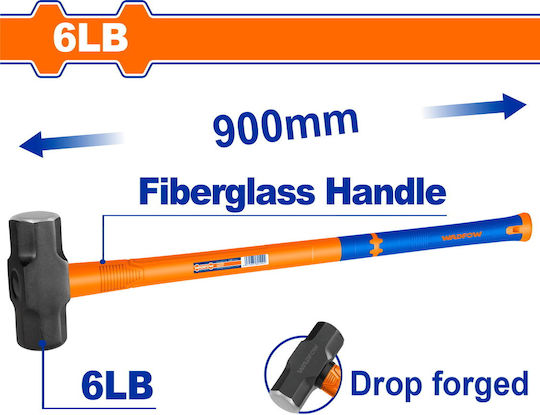 Wadfow Βαριοπούλα με Λαβή Fiberglass WHM4306