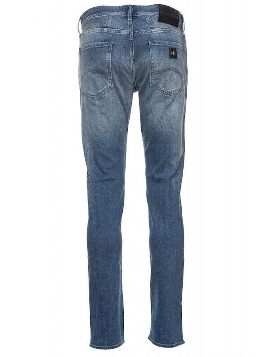 Armani Exchange Pantaloni de Bărbați din Jean în Croială Skinny Denim