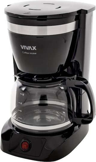 Vivax CM-08126F Καφετιέρα Φίλτρου 800W Black