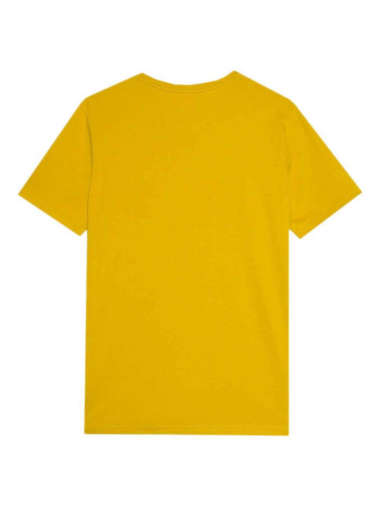 4F Men's Short Sleeve T-shirt Yellow