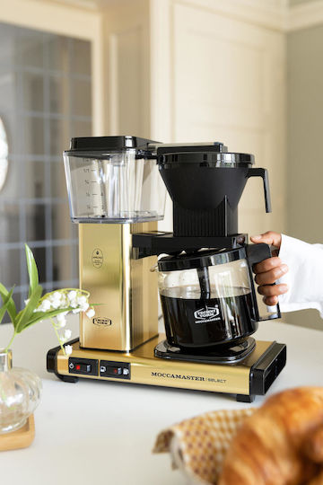 Moccamaster KBG 741 Select Καφετιέρα Φίλτρου 1520W Brushed Brass