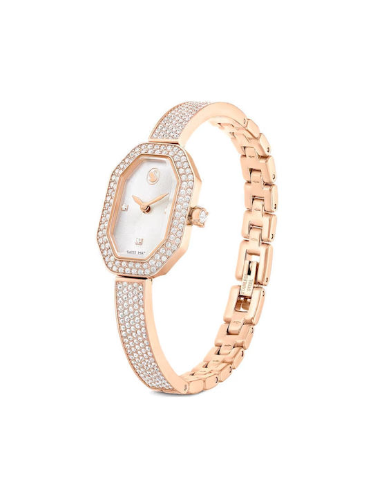 Swarovski Watch with Pink Gold Metal Bracelet